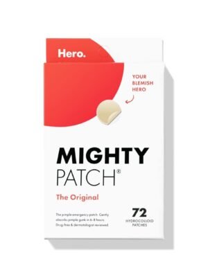 Hero Cosmetics Mighty Patch? Original Patch - Hydrocolloid Acne Pimple Patch for Covering Zits and Blemishes, Spot Stickers for Face and Skin (72 Count)