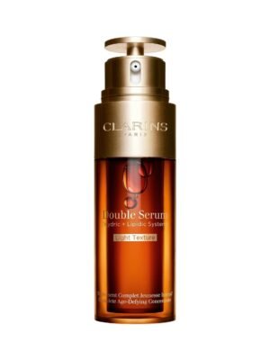 Clarins Double Serum Light | Anti Aging | Visibly Firms, Smoothes & Boosts Radiance in 7 Days* | 21 Plant Ingredients | Turmeric | Lighter Texture | Great for Oily Skin and Humid Climates